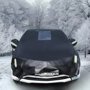 자동차커버 GV70 호환 블랙 하프 성에방지 4호