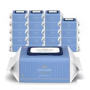 시그니앙 오블루 물티슈 77매 20팩 프리미엄 엠보싱 아기물티슈 저자극 가정용 유아물티슈 필수템 선물