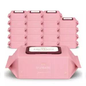 시그니앙 생분해 더레드 물티슈 77매 20팩 엠보싱 아기물티슈 저자극 가정용 유아물티슈 필수템 선물