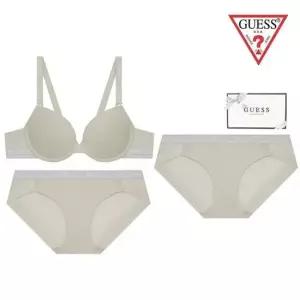 게스 언더웨어 [선물포장] NEW 톤톤 브라1팬티2 속옷세트 OEWBR191LGYOEWBP191 494384