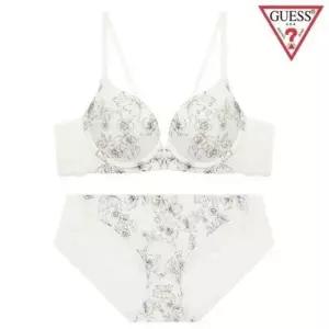 게스 언더웨어 드로잉 플라워나염 브라팬티세트 GDWBRBP223IV 497095