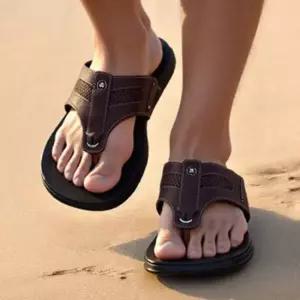 세련된 남성 쪼리 슬리퍼 쿠션아웃솔 여름 경량 발편한슬리퍼 캐주얼 남자키높이슬리퍼