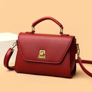 여성 크로스백 금장 버클 핸드백 스퀘어 가방 4색 미니백