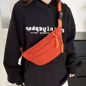 가방 러닝 핸드폰 허리 여행 백 힙색 허리가방 다크주황 허리가방 남자힙색 여행용힙색