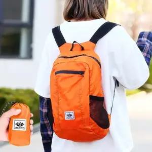 가방 백팩 오렌지 여행용백팩 여행백팩 여행 접이식 배낭 운동 여행용백팩 여행백팩