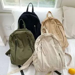 여성 가방 무지 데일리 여성백팩 여자백팩 여자 여성백팩 여자백팩 대학생백팩