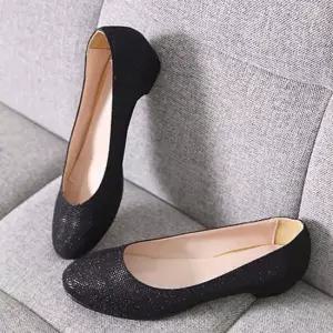 여성 국산 빅사이즈 구두 로우굽 클리터 캐주얼 직장