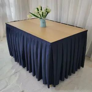 테이블스커트 테이블주름스커트 행사 길이 4m