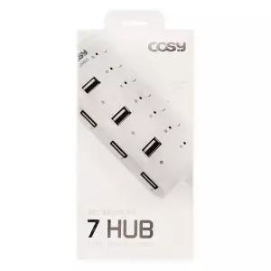 멀티허브 허브 USB 7포트 절전 usb허브 화이트