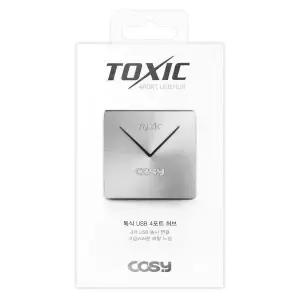 USB 톡식 4포트 실버 허브 usb허브 멀티허브