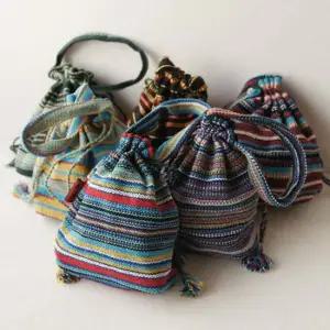 손뜨개 복주머니 파우치 랜덤 1P 복조리 손목 가방