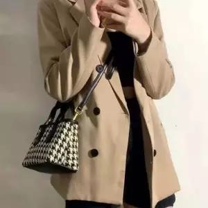 하운드 투스 체크 미니 토트 숄더백 SM-UN-5514 백팩 벨트백팩