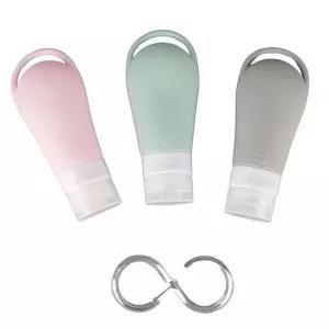 휴대용 세트 헬스가방용품 샴푸통 실리콘공병 90ml