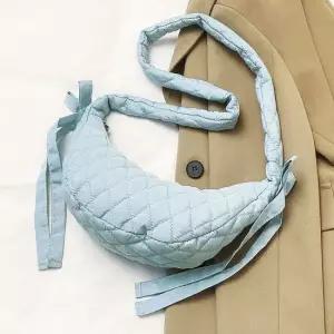 핸드폰가방 여행용크로스백 핸드폰 가방 여행 블루 백 퀄팅 여성 핸드폰가방