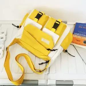 여성 크로스백 캐주얼 용 여행용크로스백 여성크로스백 ivory노랑 데일리 여행용크로스백