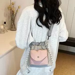 그레이 백 여성 가벼운 가방 핸드폰가방 여행용크로스백 크로스 나일론 핸드폰가방