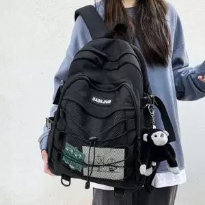 여성백팩 여자백팩 백팩 가방 데일리 캐쥬얼 직장인 블랙 여성백팩 여자백팩 대학생백팩