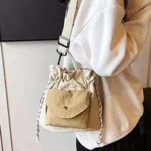 가방 가벼운 나일론 핸드폰가방 여행용크로스백 백 베이지 여성 크로스 핸드폰가방