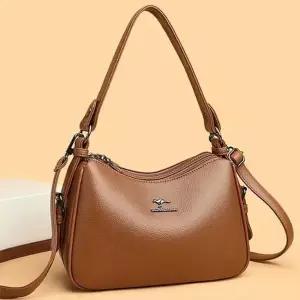 여성 가죽 크로스백 클래식 숄더백 겸 핸드백 가방 2색 미니백