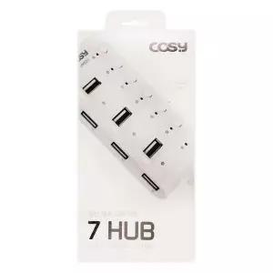 [골드스마일]멀티허브 허브 USB 7포트 절전 usb허브 화이트