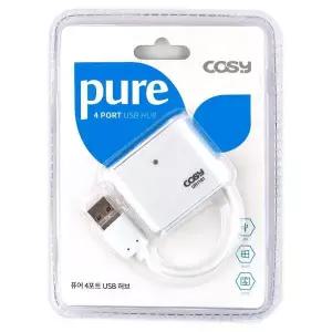 [골드스마일]허브 4포트 화이트 USB 멀티허브 usb허브 퓨어