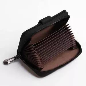 TBZ 베이직디자인 소가죽 카드지갑 블랙 카드동전지갑