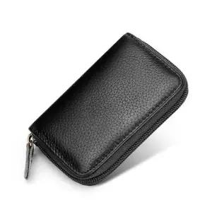 TBZ 두꺼운 소가죽 카드지갑 블랙 편리한카드지갑