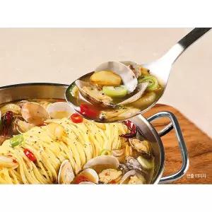 꾹4  프레시지 바지락 술찜 파스타 스파게티 x 819g 8개