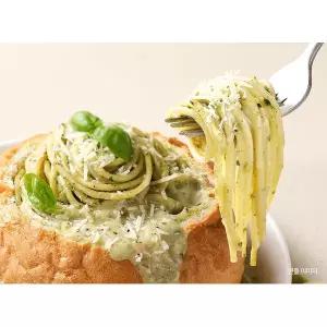 꾹4  스파게티 파스타 바질 빠네 크림 프레시지 x 500g 12개