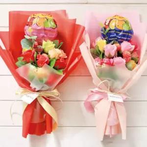 (튼튼)(CO) 졸리 사탕 꽃다발 츄파춥스 화이트데이 부케 막대 종합캔디 초코 선물 할로윈 모양