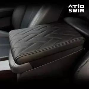 소가죽원단 차량용 메모리폼 팔쿠션 2컬러