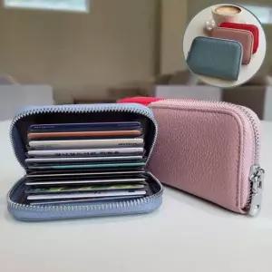 WL 급 소가죽 여성 카드지갑 화장품 파우치 가죽카드지갑