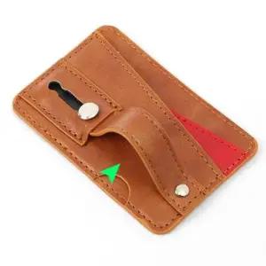 TBZ 핑거링 스마트폰 부착형 카드지갑 브라운 카드케이스