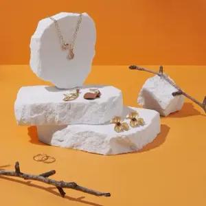 제품 사진 소품 4PCS 불규칙 석고 촬영을 위한 보석