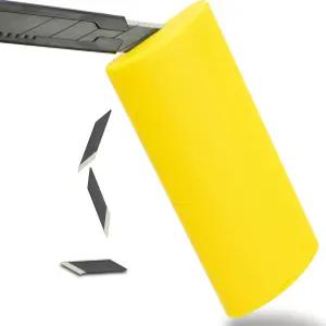 우마키 2피스 샤프 9mm 유틸리티 나이프 블레이드 및 면도날 폐기 케이스 가정 창고에 완벽한 제품