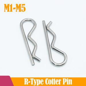 304 스테인레스 스틸 R형 용수스틸 코터 클립 핀  자동차 수리용 하드웨어  직경 패스너  1.5mm  2mm  5mm