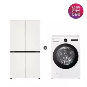 [혜택가 462만대] LG 디오스 오브제컬렉션 매직스페이스 냉장고 + LG 트롬 워시콤보 (T875MEE111 + FH25WA)
