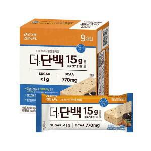 빙그레 단백질바 더단백 마일드바 아몬드쿠키 36개(50g 9P 4박스)