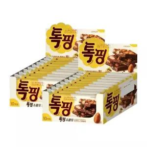 오리온 톡핑 아몬드 그래놀라 43g, 10입, 2개