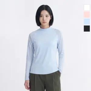 웨스트우드 여성 트리코트 긴팔 라운드티_WO2WTTR424