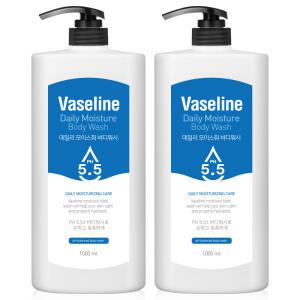 바세린 바디워시 대용량 1000ML 2개 약산성 바디클렌저