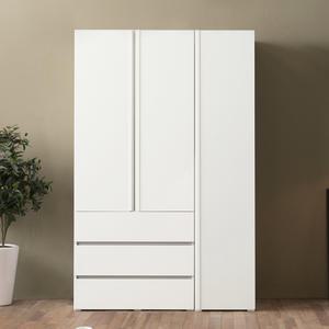 아씨방가구 카일 120cm 서랍도어+싱글 옷장