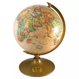 세계로지구본 브라운색상 220-CBR 지름22cm 추천선물 과학교구 완구