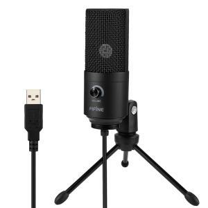FIFINE K669B 개인방송/유튜브용 게임방송 다목적 USB 스탠드 마이크