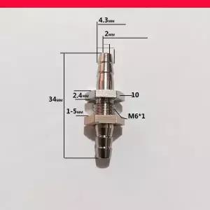 4mm 금속 에어호스 실리콘호스 공기 결핀 어창 스텐 연결핀