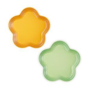 [르크루제]레인보우 플라워접시19cm (색상선택)