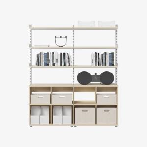 한샘 플롯 책장세트 5단 160x40cm (옵션 택1)