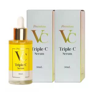 닥터메디엠 비타민C 세럼50mlX2개+비타민 세럼20ml+마스크팩1매/잡티 기미 지우개/미백 주름개선/에센스/앰플/29년03월까지