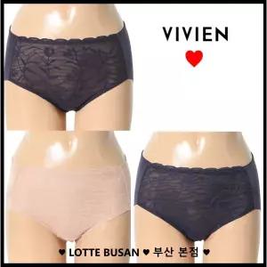 [롯데백화점]비비안 BBM 밑위높아 아랫배 잡아주는 기능성 햄팬티 3종택1 (BP3506P)