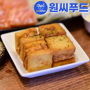 원씨푸드 새우듬뿍 멘보샤 500g(25gx20개) 중국식 새우 토스트 튀김